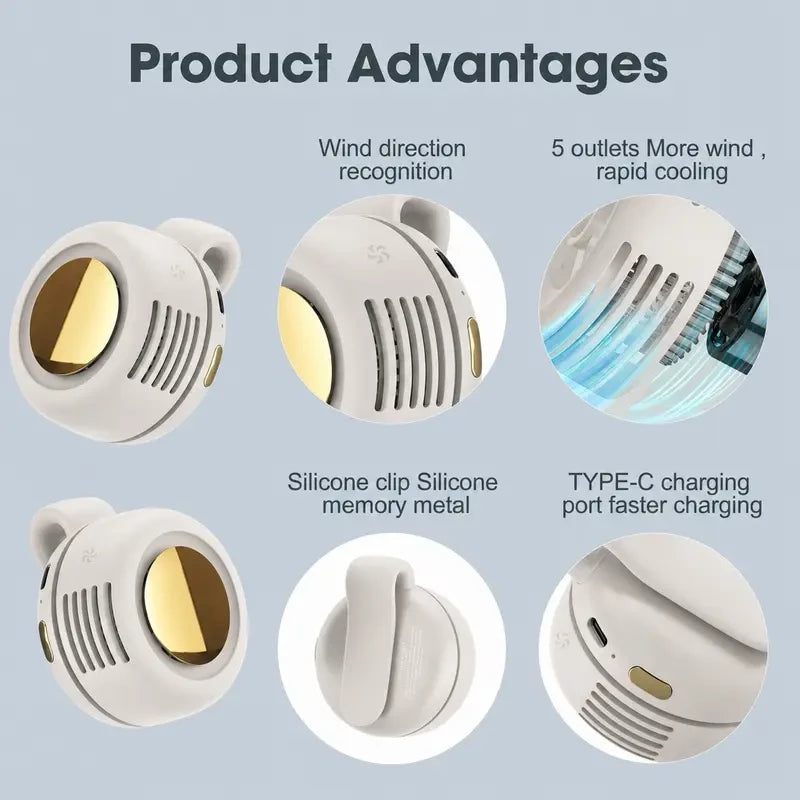 Portable Bladeless Waist Fan