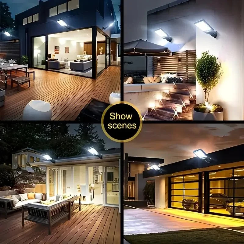 Solar Powered LED Wall Light