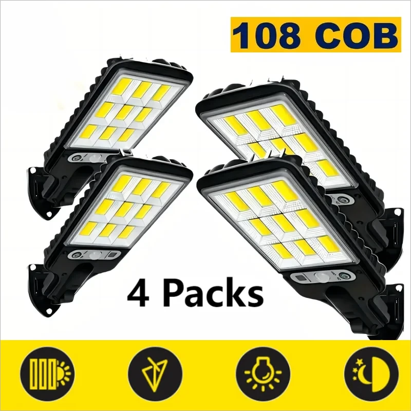 Solar Powered LED Wall Light